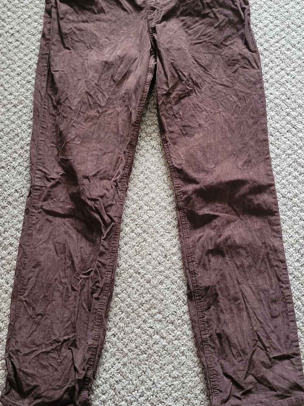 Men's Silver Jean Eddie Brown Corduroy Casual Pants